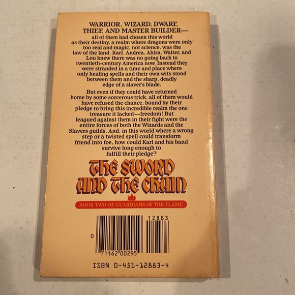 “The Sword and the Chain,” Book Two of Guardians of the Flame, Paperback - Picture 2 of 2